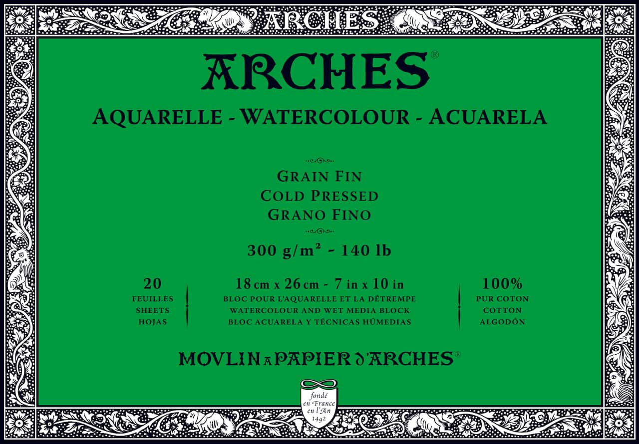 Arches® Cold-Pressed Watercolor Block